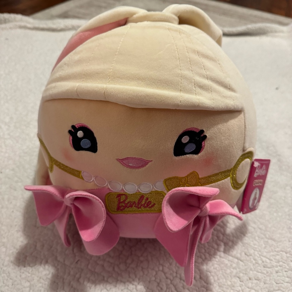 NEW Mattel Barbie Cuutopia 10" Plush Doll Pink Iconic Look Squishy Collectible